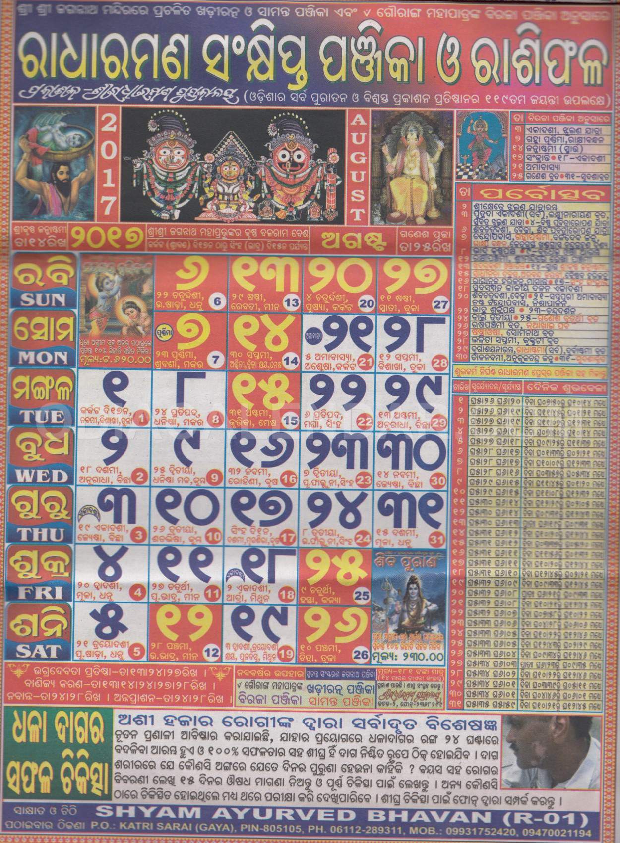 Radharaman August 2017 Image