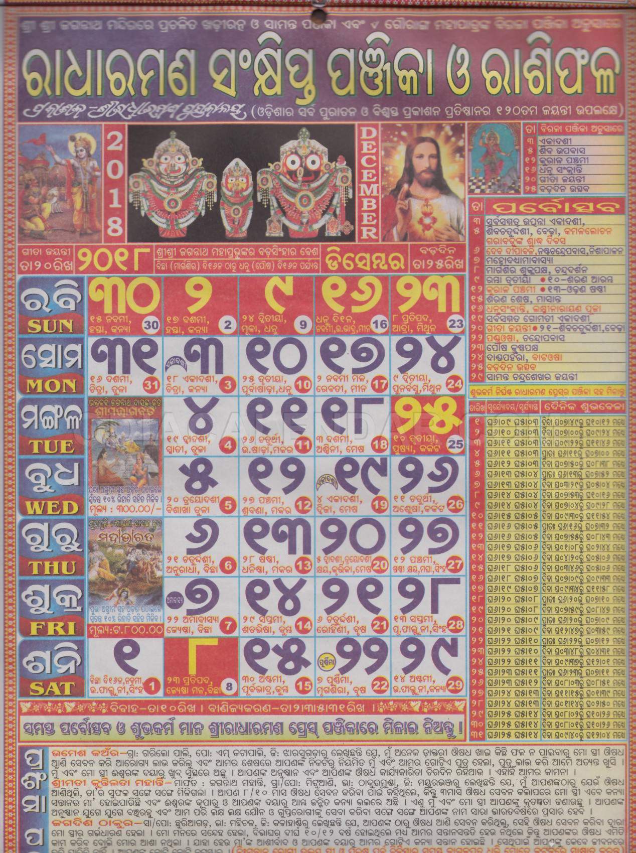 Radharaman December 2018 Image