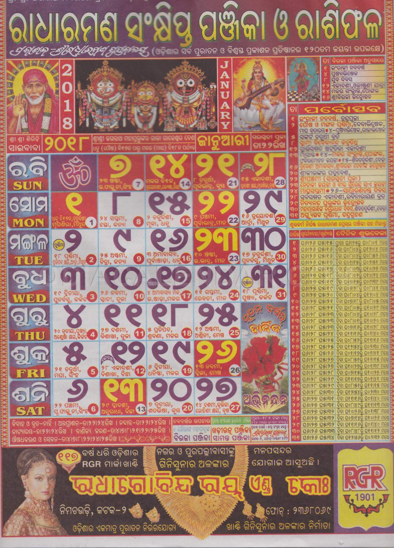 Radharaman January 2018 Image