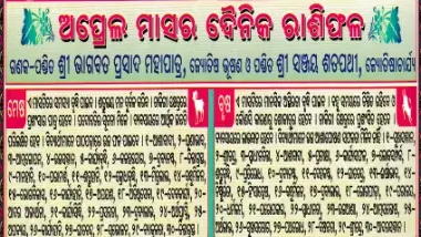 Daily Rasifala April 2025